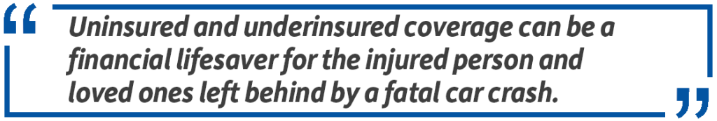 how does uninsured motorist coverage help in an accident in indiana