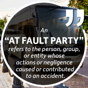 bus accident at-fault party