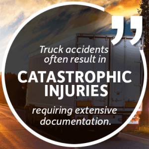 truck accident catastrophic