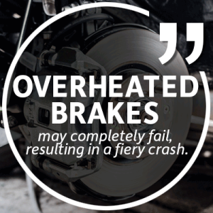 crossen runaway overheated brakes