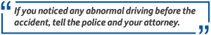 abnormal driving