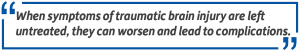 symptoms of brain injury