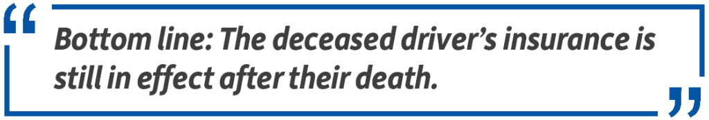 at fault driver dies