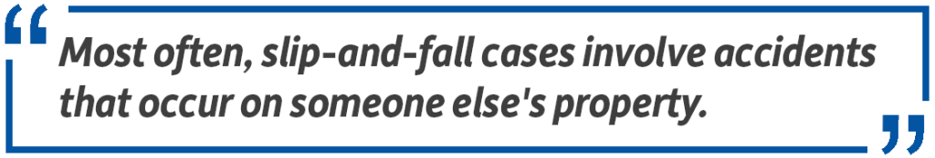 slip and fall cases