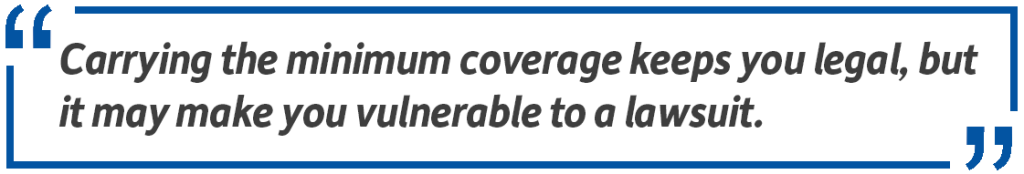 minimum coverage