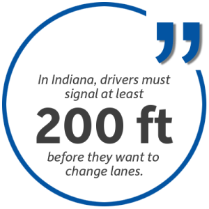 changing lanes