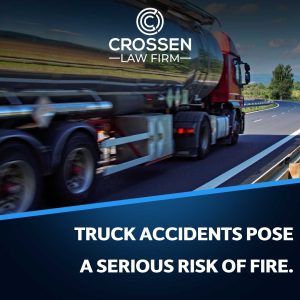 truck accidents risk of fire