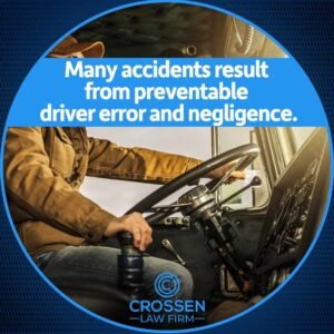 driver error and negligence