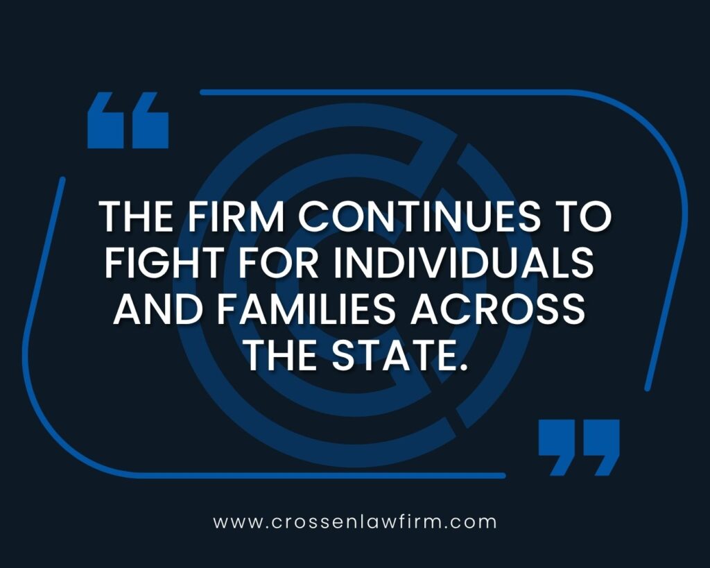 Pull quote: The firm continues to fight for individuals and families across the state.