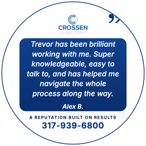 Client testimonial from Alex B.: Trevor has been brilliant working with me. Super knowledgeable, easy to talk to, and has helped me navigate the whole process along the way.